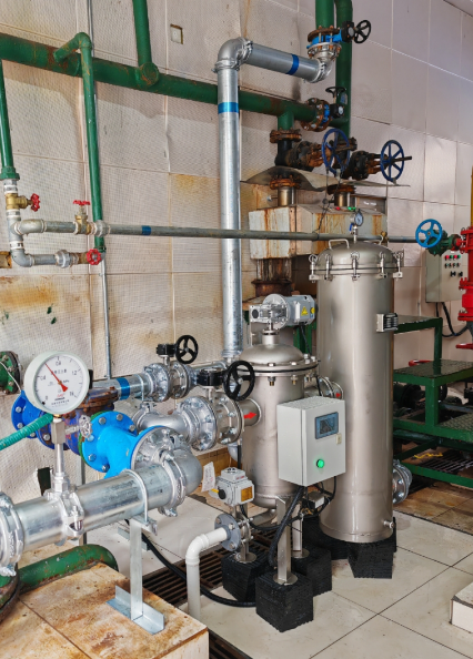 立式自清洗過濾器應用現場