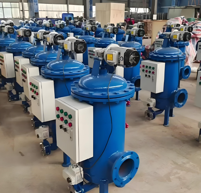 立式自清洗過濾器應用現場